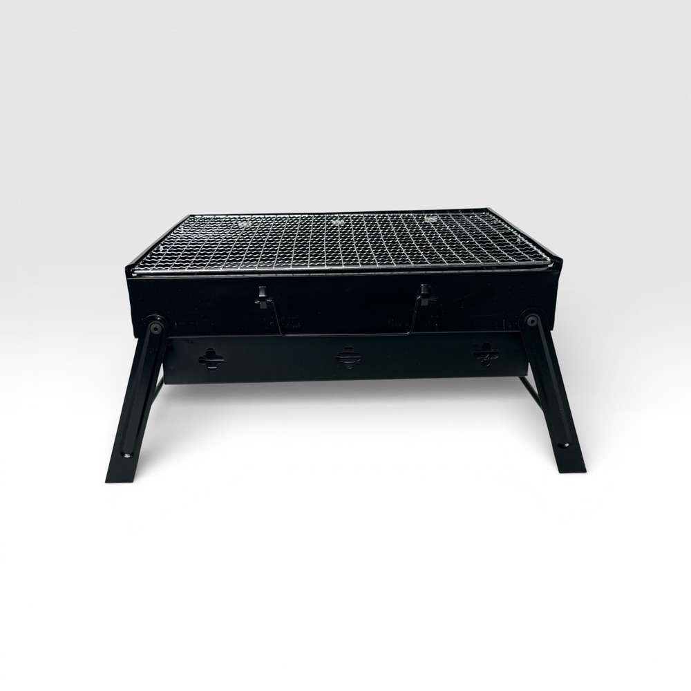 Portable Barbecue BBQ Cookout Travel Camping Charcoal Grill Folding Legs